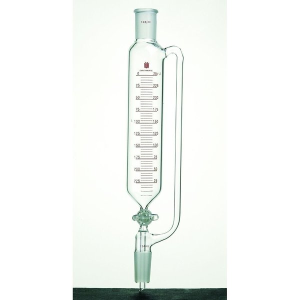 Synthware FUNNEL, PRESSURE EQUALIZING, GLASS STOPCOCK, 60mL, 14/20, 2mm. F621460G